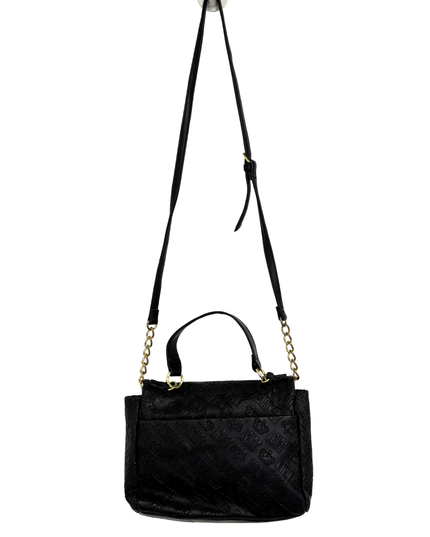 Juicy Couture Y2K Black Embossed Monogram Mini Satchel Bag