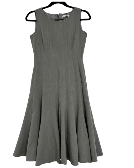 Calvin Klein Sleeveless Sheath Dress Grey