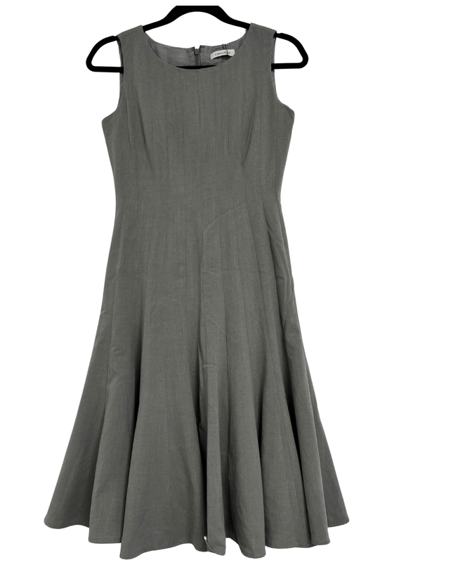 Calvin Klein Sleeveless Sheath Dress Grey