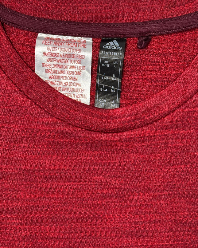 Adidas Primegreen AEROREADY Red Heather Training T-Shirt