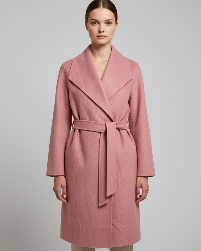 Body Essentials by Tchibo Rose Pink Wrap Coat