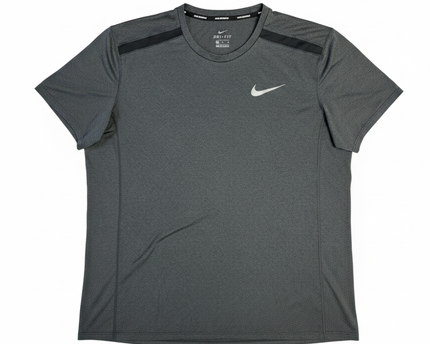 Nike Dark Grey Dri-Fit Performance Running T-Shirt