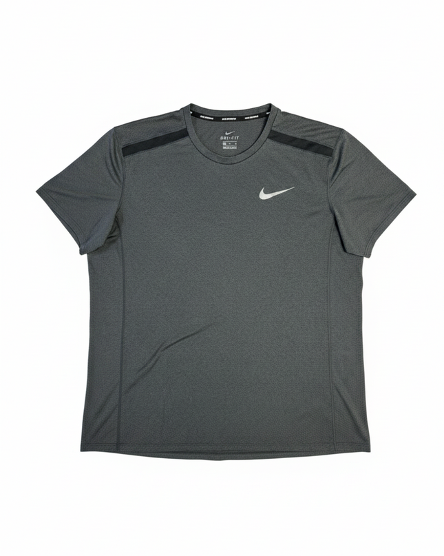 Nike Dark Grey Dri-Fit Performance Running T-Shirt