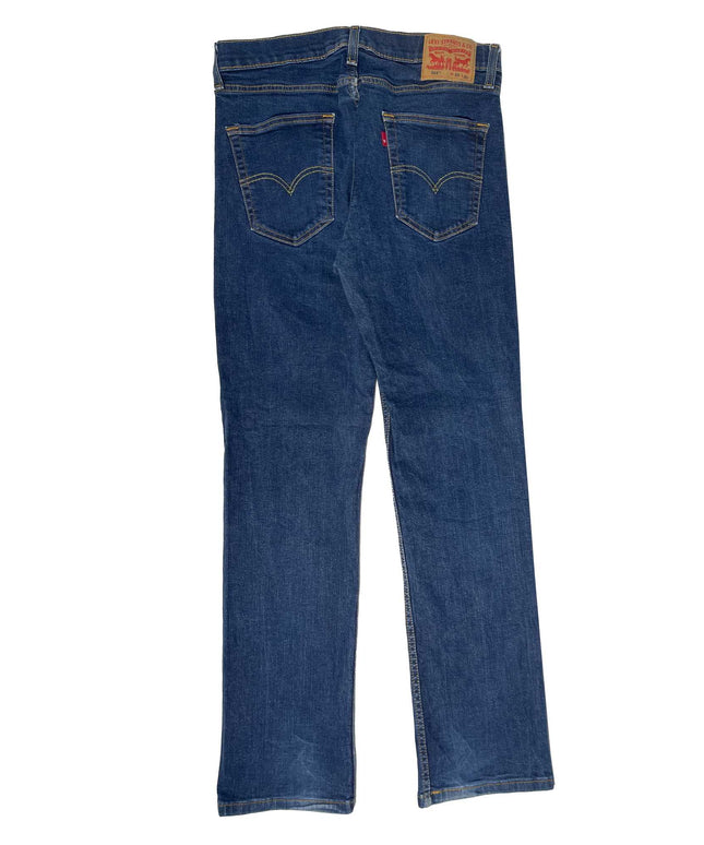 Levi's 514 Slim Straight Leg Elastane Blue Jeans