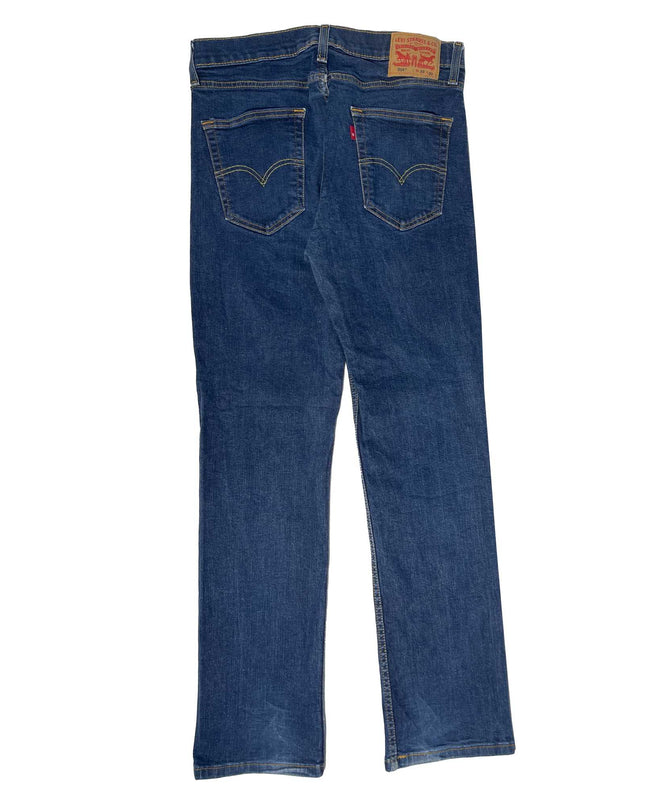 Levi's 514 Slim Straight Leg Elastane Blue Jeans