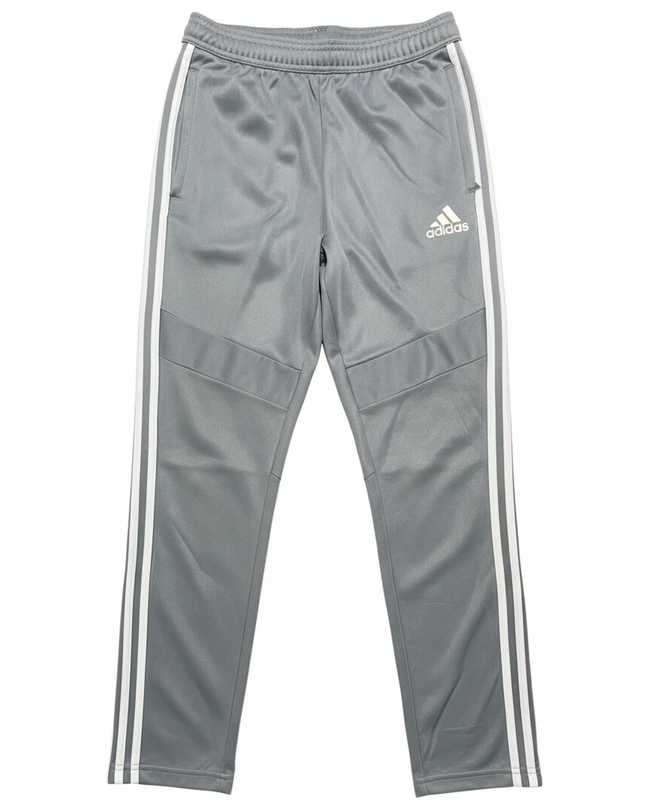 Adidas Grey 3-Stripe Athletic Training Track Pants