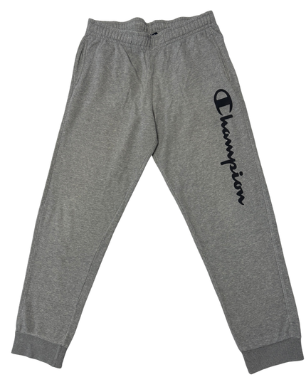 CHAMPION Powerblend Fleece Grey Marl Cuffed Joggers