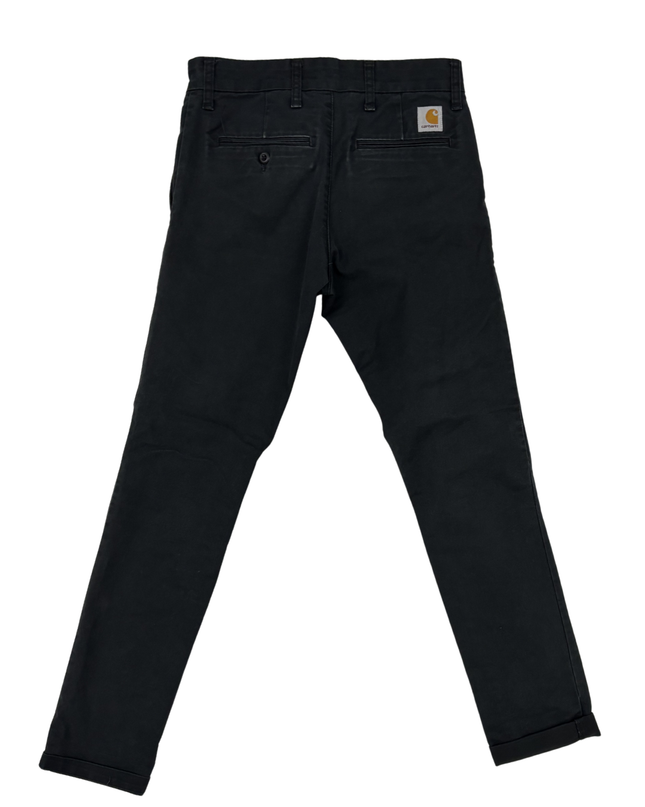 Carhartt WIP Sid Jet Black Stretch Twill Pant - XS | Waist: 28"