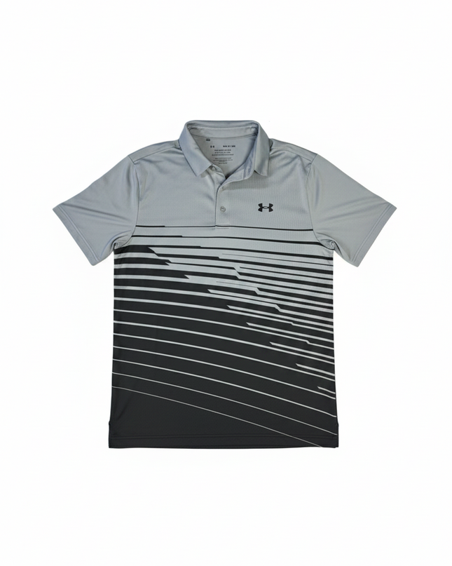 Under Armour Grey Graphic Playoff Sports Polo