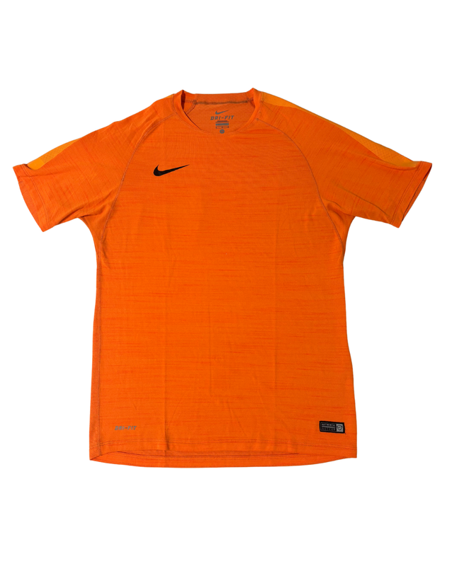 Nike Dri-FIT Bright Orange Authentic Soccer Training T-Shirt - S