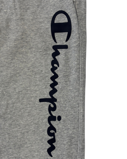 CHAMPION Powerblend Fleece Grey Marl Cuffed Joggers