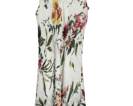 Charlie B Vintage White Floral Fit & Flare Sleeveless Dress