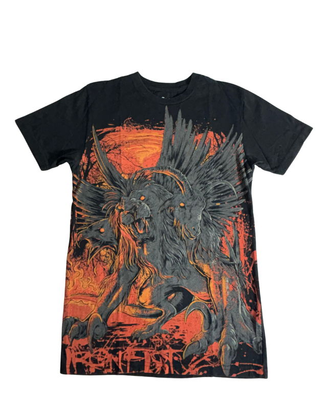 Iron Fist Infernal Chimera Graphic Black T-Shirt - XS