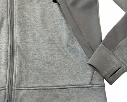 The North Face Grey Zip-Up Performance Hoodie
