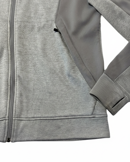 The North Face Grey Zip-Up Performance Hoodie