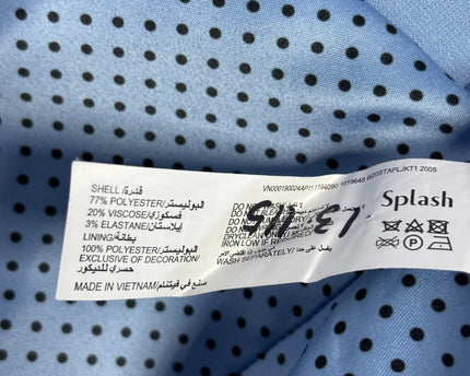Splash Light Blue Tailored Single-Button Blazer