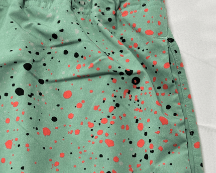 Reebok Epic Lightweight Printed Training Splatter Mint Green Sports Shorts