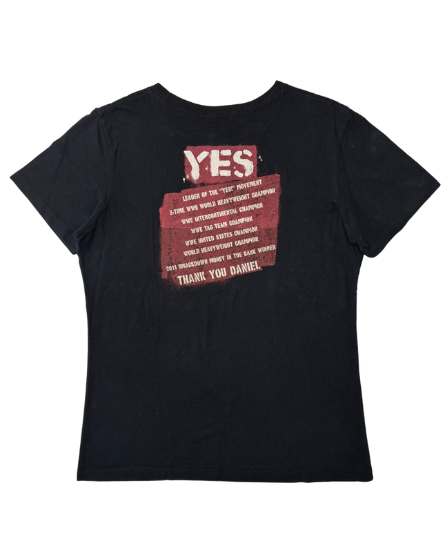 Authentic WWE Daniel Bryan “YES Movement” Thank You T-Shirt - S
