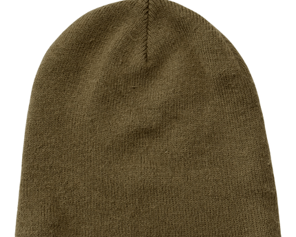 Carhartt Olive Green Knit Minimal Workwear Style Beanie