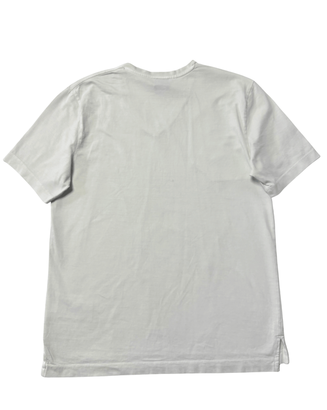 Nike Sportswear White V-Neck Cotton T-Shirt
