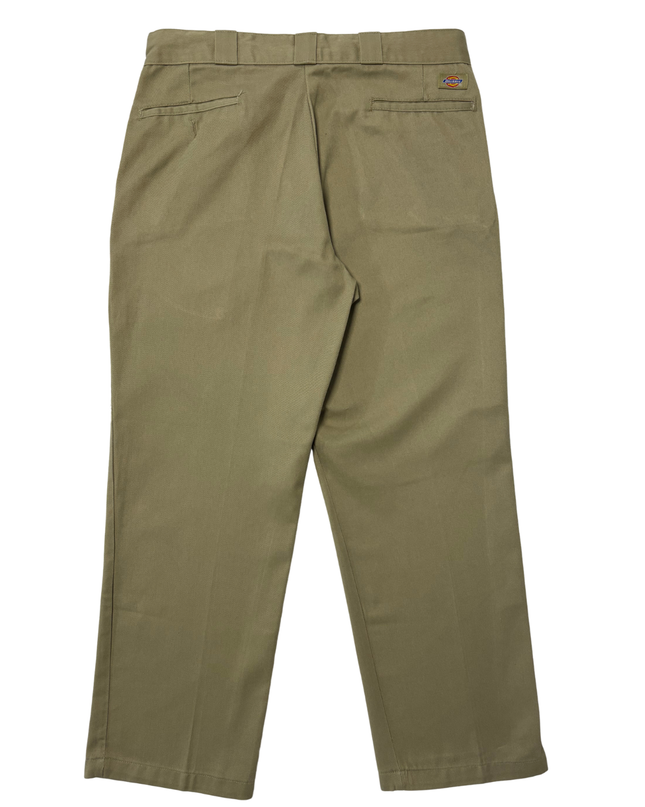 Dickies 874 Original Fit Khaki Work Pants - L | Waist: 34"