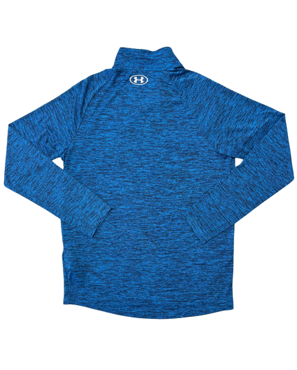 Under Armour Blue Heather 1/4 Zip Performance Training Pullover
