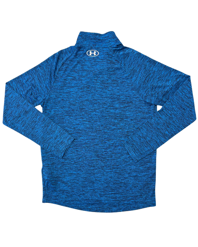 Under Armour Blue Heather 1/4 Zip Performance Training Pullover