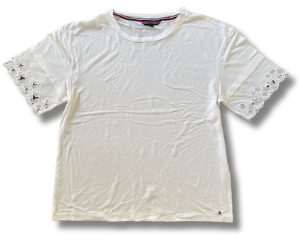 Tommy Hilfiger Women White TShirt - S