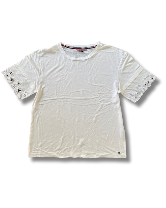 Tommy Hilfiger Women White TShirt - S