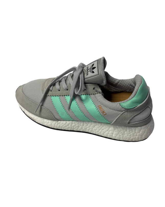 Adidas Grey Three Stripes Boost Sneakers