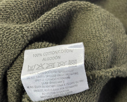 Criminal Damage Olive Green Dragon Graphic Hoodie