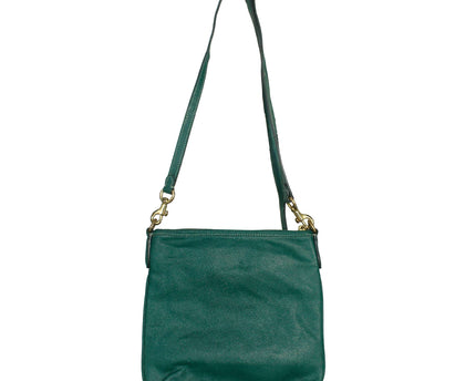 Coach Kitt Crossgrain Leather Deep Berry Crossbody Bag
