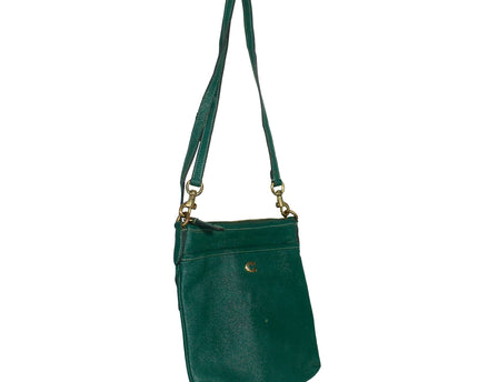 Coach Kitt Crossgrain Leather Deep Berry Crossbody Bag