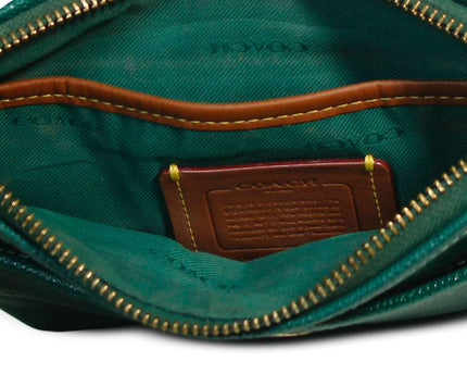Coach Kitt Crossgrain Leather Deep Berry Crossbody Bag