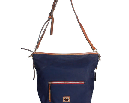 Dooney & Bourke Wayfarer Nylon Mini Hobo Navy Blue Crossbody Bag