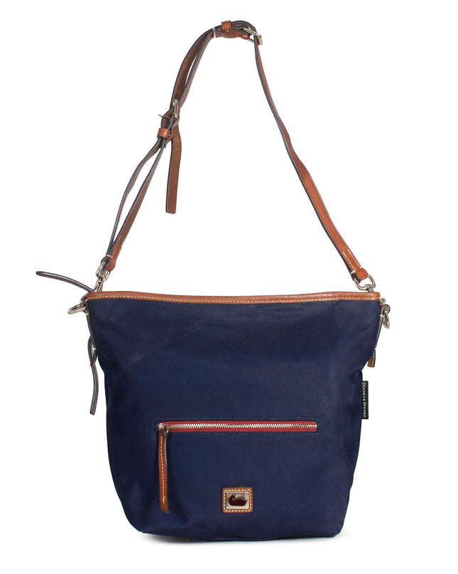 Dooney & Bourke Wayfarer Nylon Mini Hobo Navy Blue Crossbody Bag