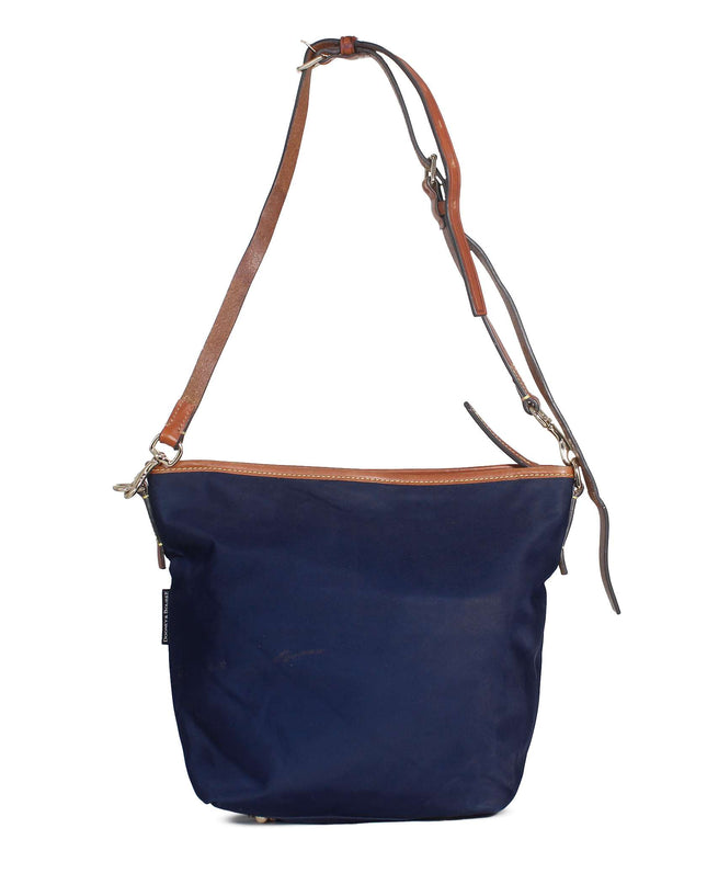 Dooney & Bourke Wayfarer Nylon Mini Hobo Navy Blue Crossbody Bag