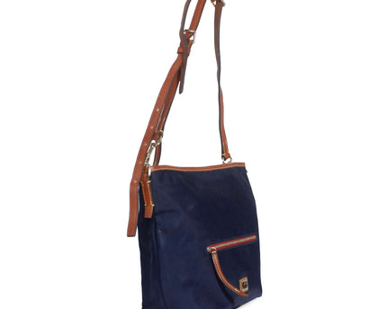 Dooney & Bourke Wayfarer Nylon Mini Hobo Navy Blue Crossbody Bag