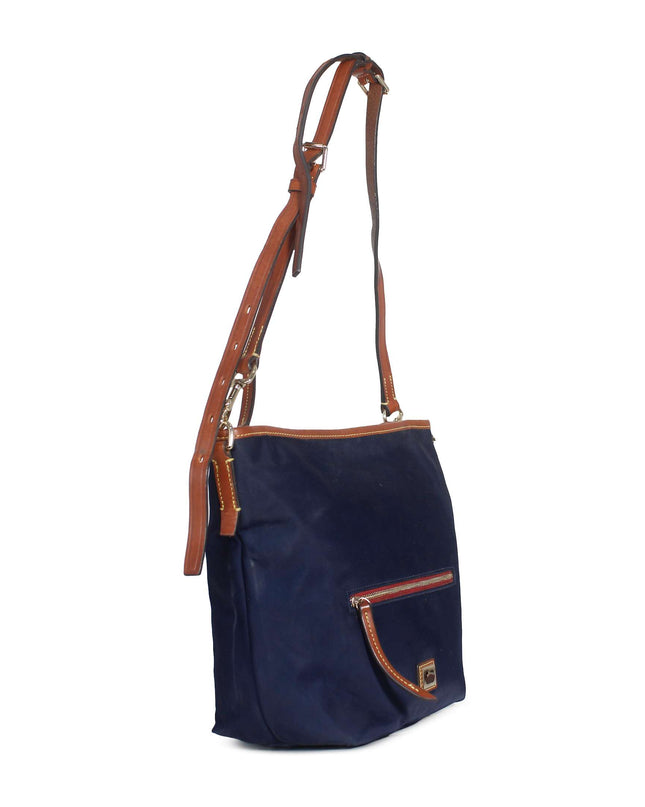 Dooney & Bourke Wayfarer Nylon Mini Hobo Navy Blue Crossbody Bag