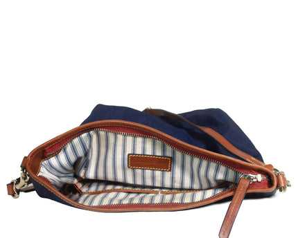 Dooney & Bourke Wayfarer Nylon Mini Hobo Navy Blue Crossbody Bag