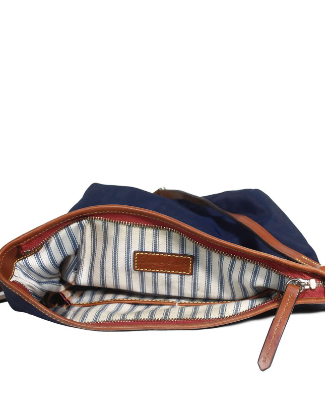 Dooney & Bourke Wayfarer Nylon Mini Hobo Navy Blue Crossbody Bag