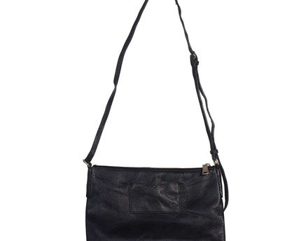 Coach New York Leather Pebble Black Shoulder Strap Bag