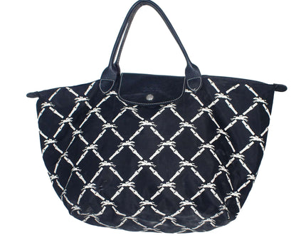 Longchamp Le Pliage Band Signature Panther Print Nylon Shoulder Bag