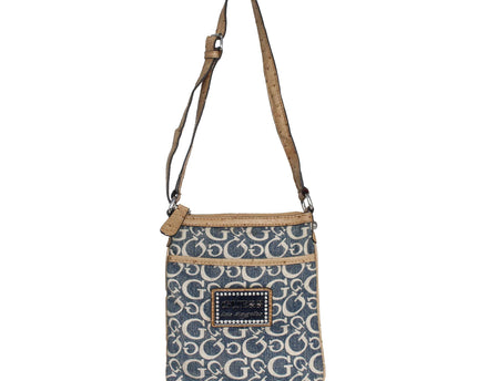 GUESS Mini All Over Print Crossbody Bag