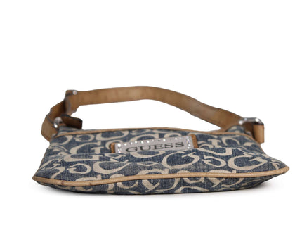GUESS Mini All Over Print Crossbody Bag