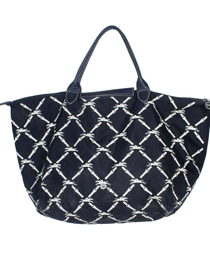 Longchamp Le Pliage Band Signature Panther Print Nylon Shoulder Bag