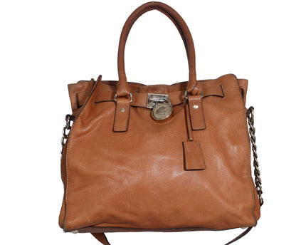 Michael Kors Hamilton LG NS Genuine Leather Tote Bag