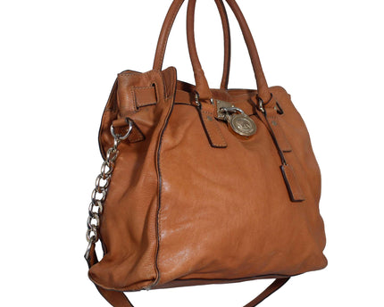 Michael Kors Hamilton LG NS Genuine Leather Tote Bag