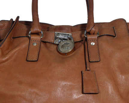 Michael Kors Hamilton LG NS Genuine Leather Tote Bag