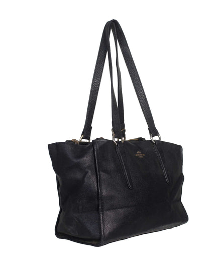 COACH Leather Zipper Shoulder Bag